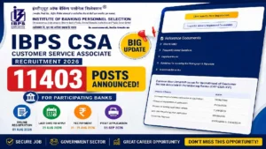 ibps clerk csa 16th online form